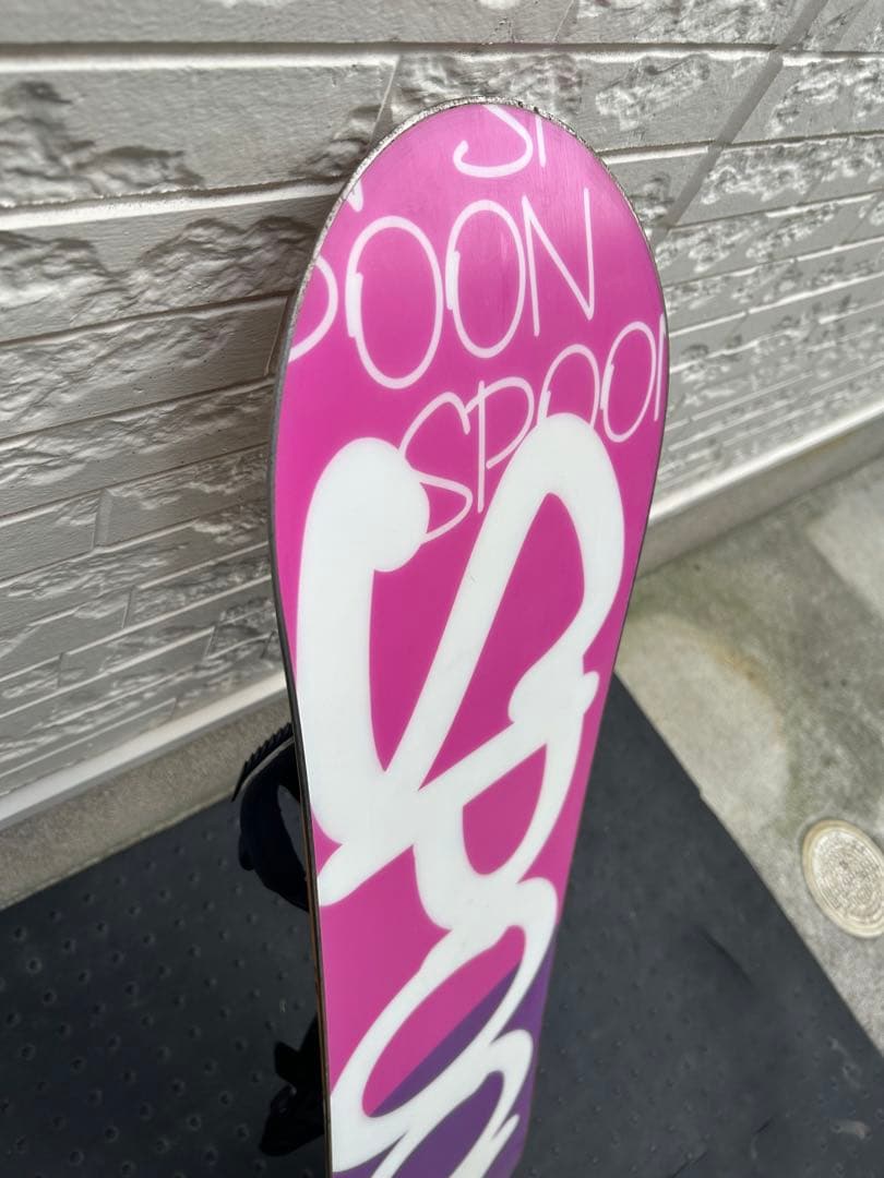 1回使用品 スノーボード2点セット spoon 98cm CSB キッズ 子供