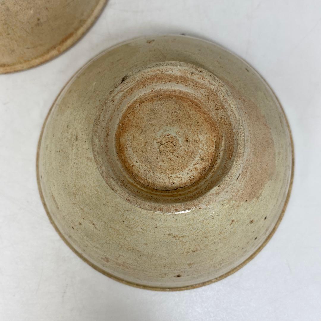 古代　中国　鉢2点　幅約14.1/14.5㎝　東さ7-0616②