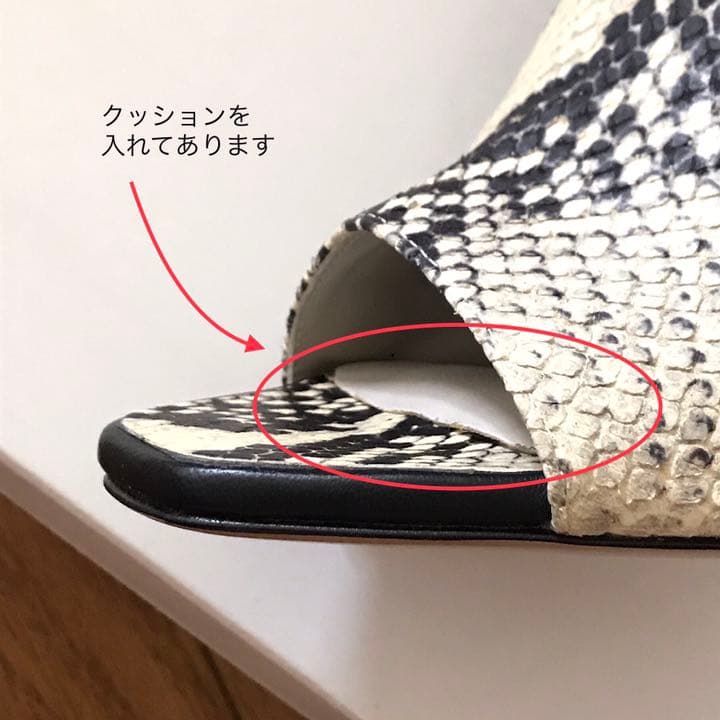 【新品】銀座かねまつ / パイソン ミュール