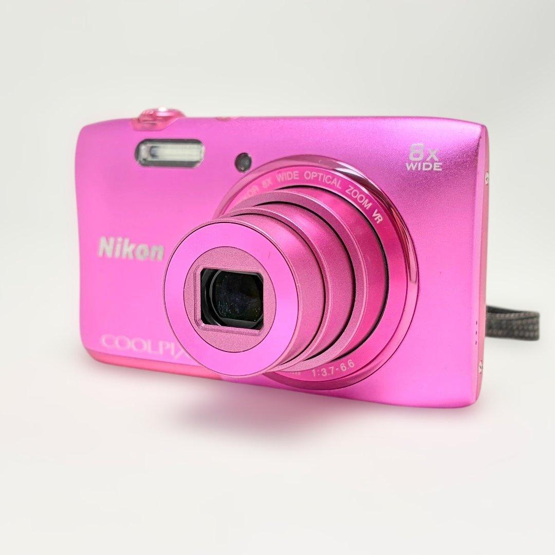 美品✨Nikon COOLPIX S3600 ピンク 動作確認済 送料無料 匿名