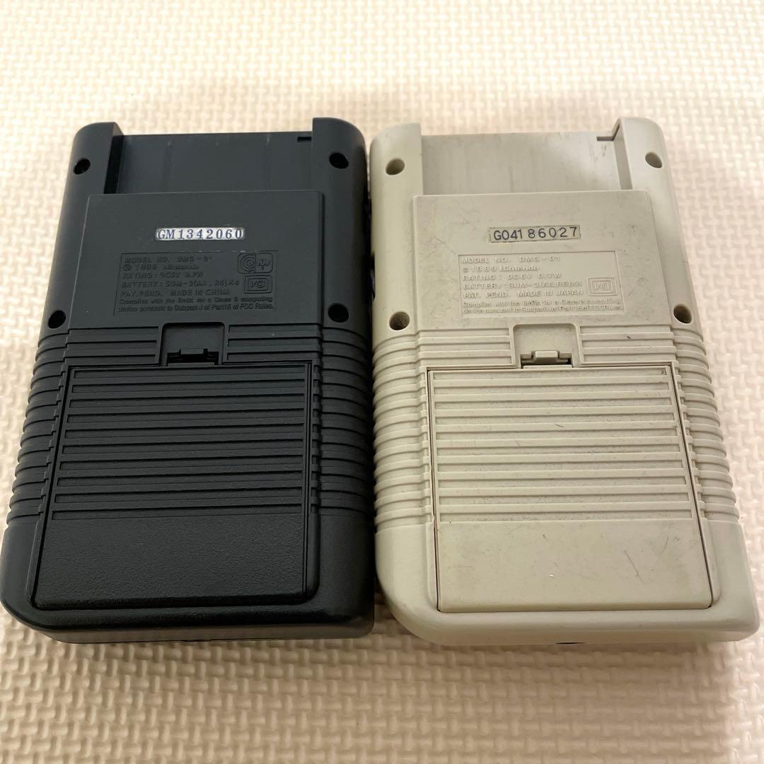 希少！初代ゲームボーイ　ブラック　ホワイト　2台まとめ売り　おまけ付き！