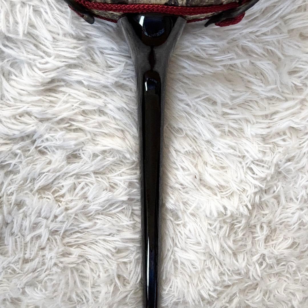 【極美品】三線 沖縄三線 本蛇皮 黒塗り 張り本皮 ソフトケース付き 付属品多数