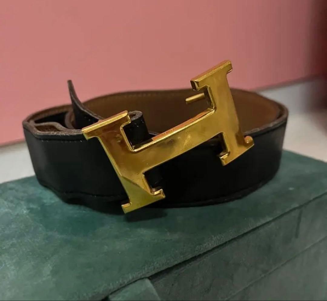 HERMES コンスタンス Hバックル リバーシブル レザー ベルト