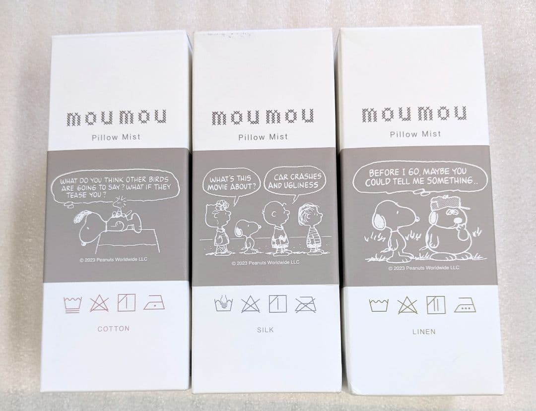 LEPSIM　PEANUTS　moumou　ピローミスト　スヌーピー　オラフ