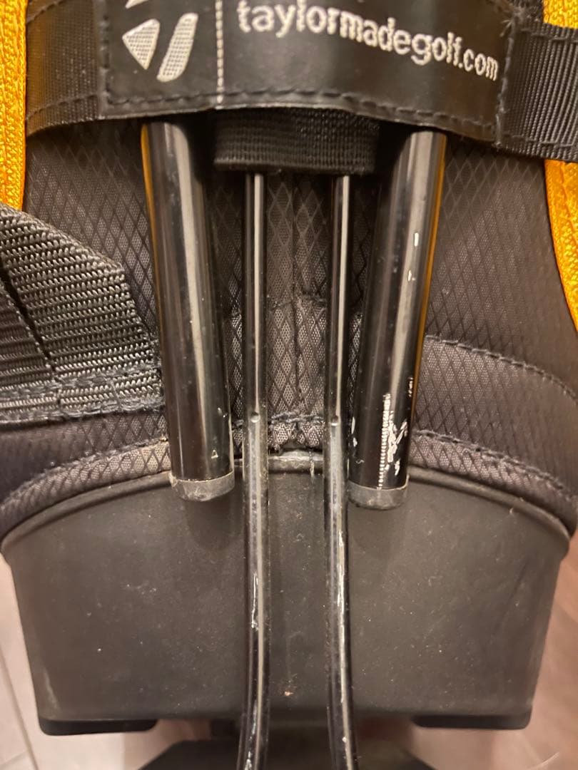 TaylorMade キャディバッグ 黒/黄色 中古