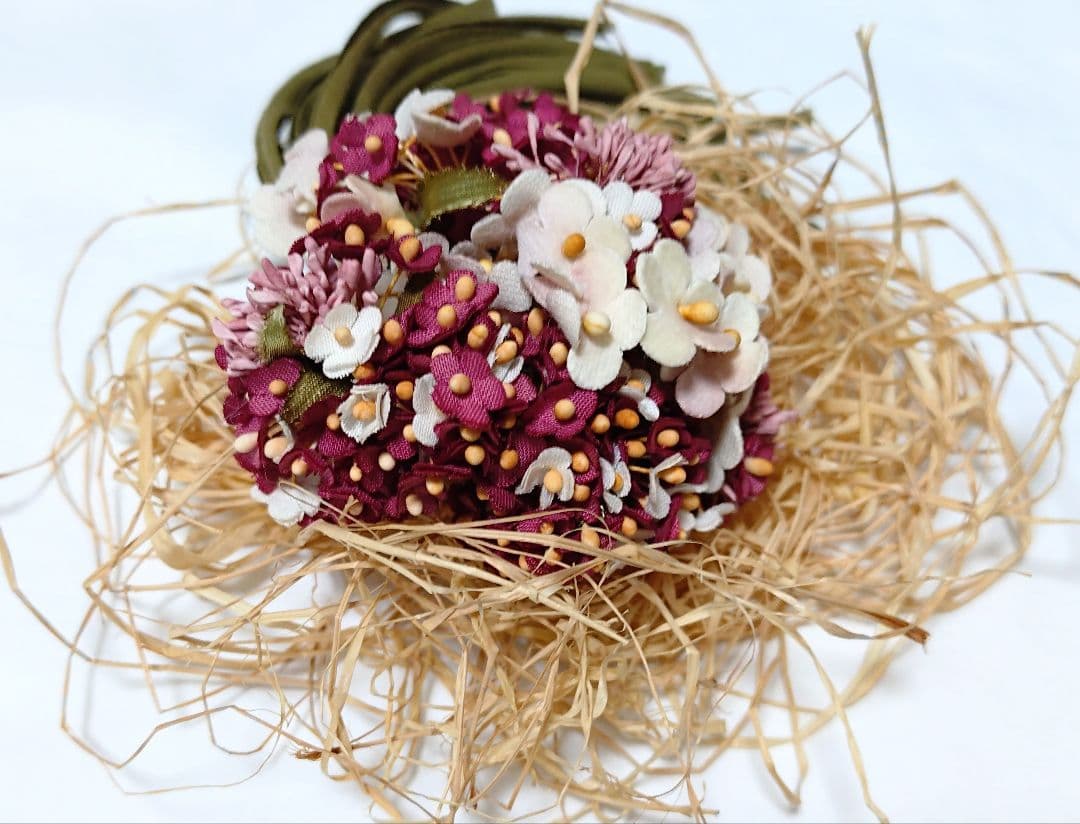 ストリートオルガン ブーケブローチ コサージュ 2セット