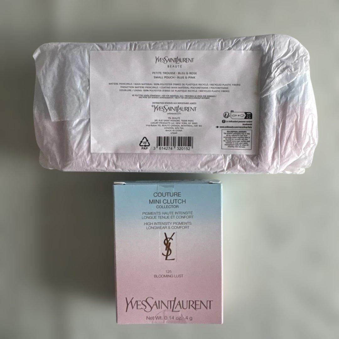 イヴ・サンローラン クチュールミニクラッチ（アイシャドウ）限定色とポーチ