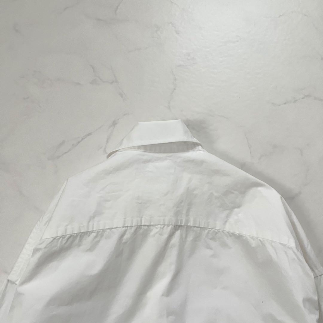 美品　マディソンブルー J.BRADLEY B刺繍 長袖シャツ 白　01サイズ