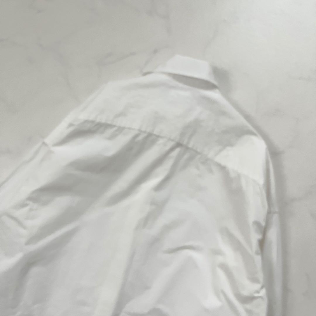 美品　マディソンブルー J.BRADLEY B刺繍 長袖シャツ 白　01サイズ