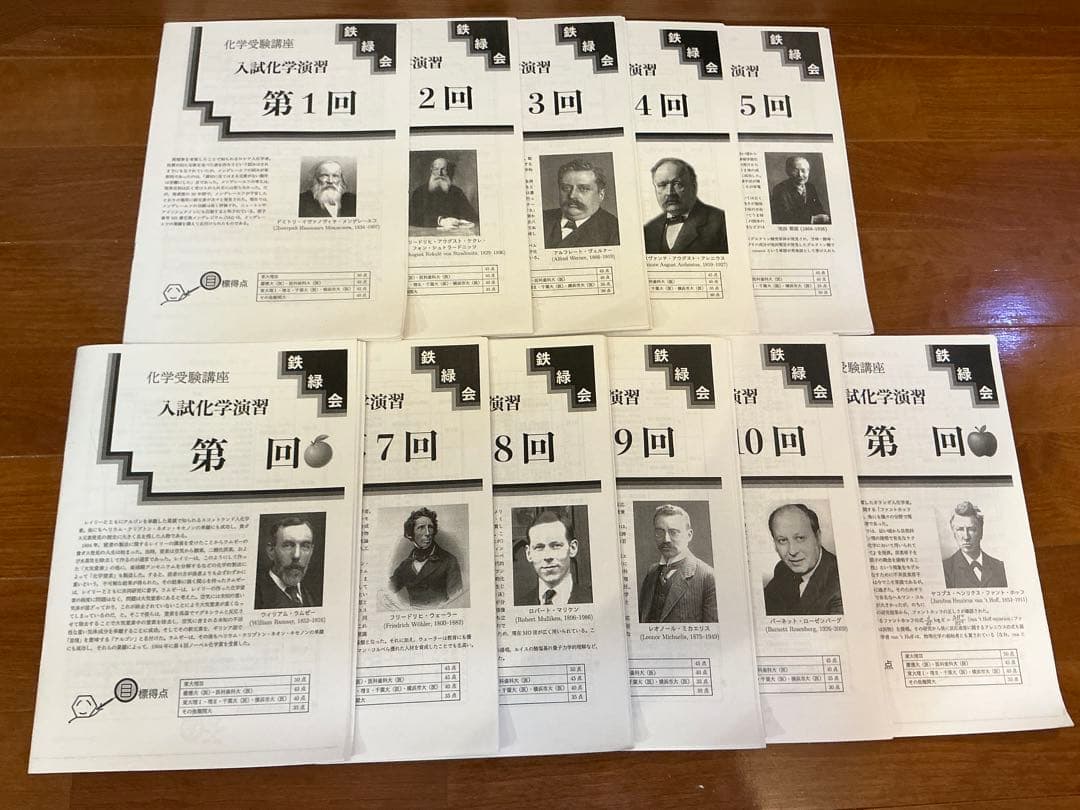 鉄緑会高3化学　入試化学演習全11回分