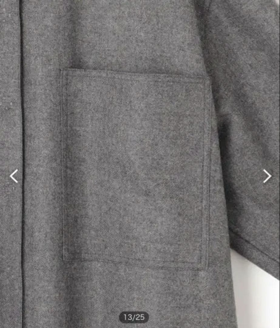 ベイジ beige GIEN シャツドレス グレー 新品 2サイズ