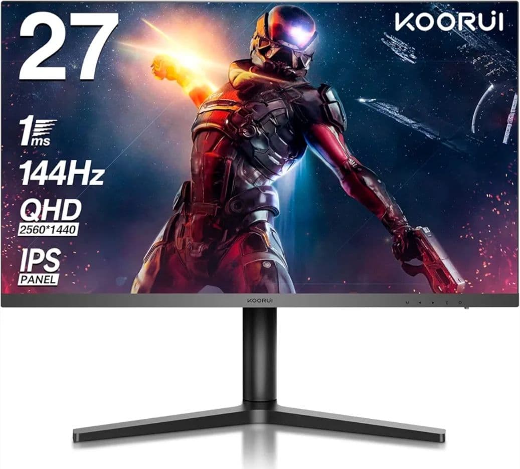 27インチ 1440p モニター 144Hz 1ms IPS KOORUI