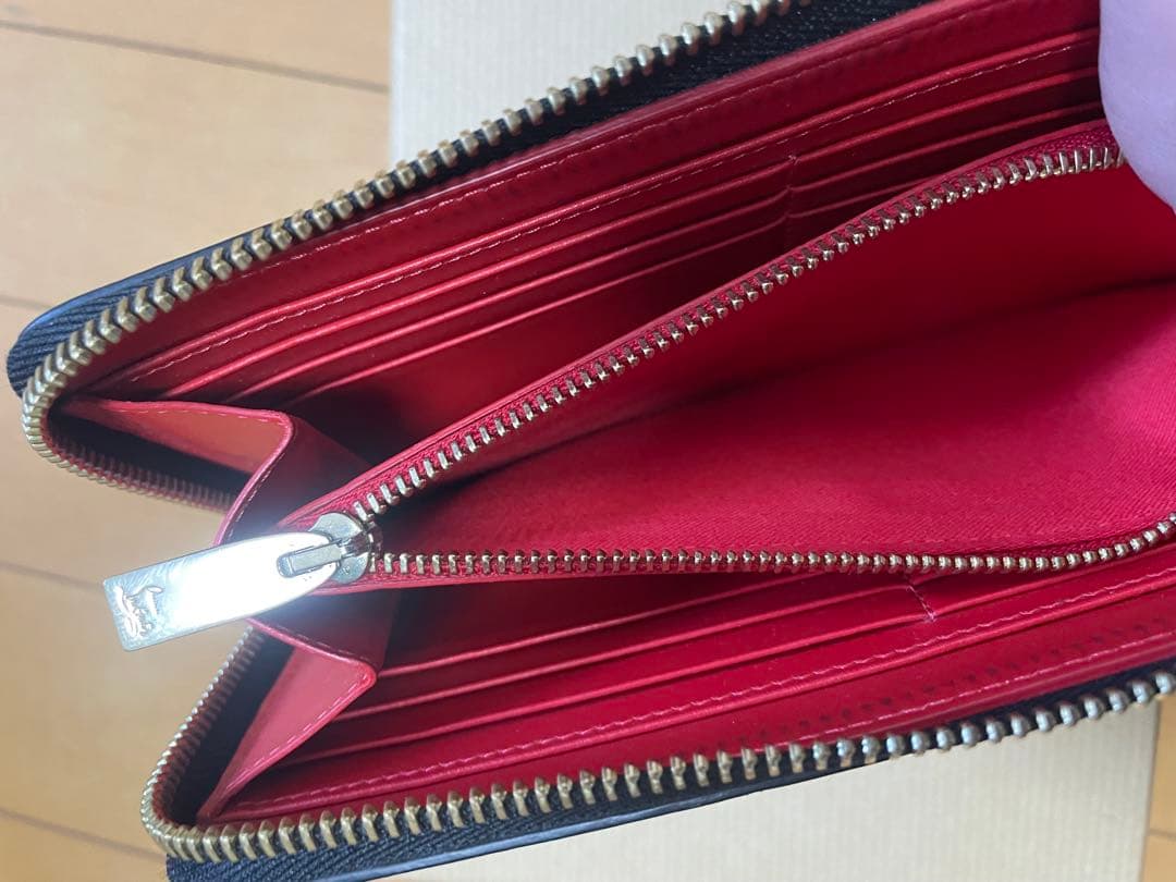 あ*き様 クリスチャンルブタン　長財布　レオパード　美品