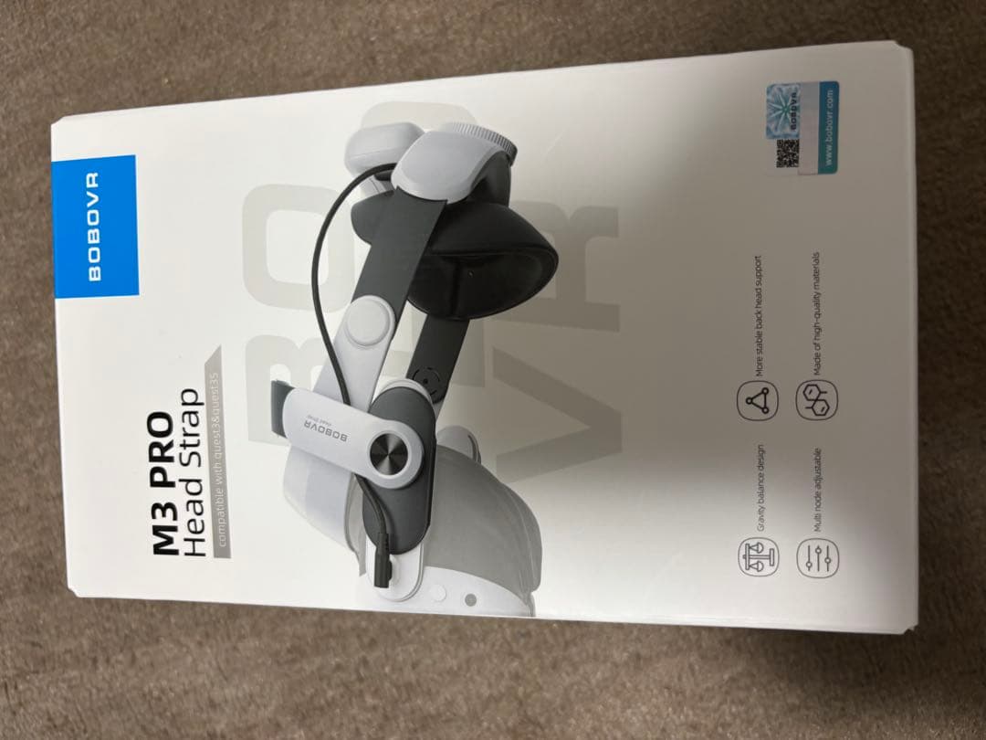 Quest 3 512GB、BOBOVR M3 Proバッテリーパックストラップ