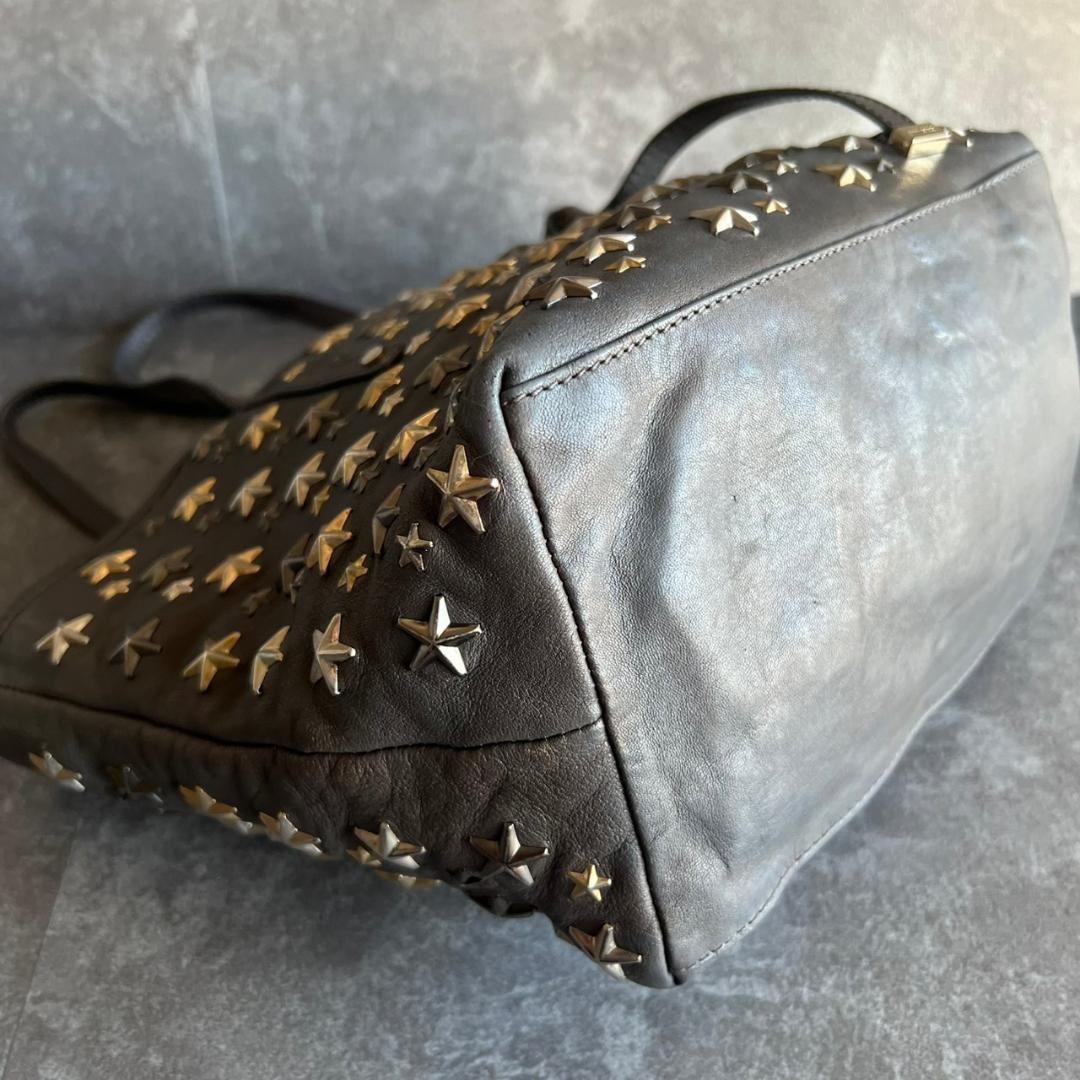 ⭐️JIMMY CHOO⭐️ジミーチュウ サシャ トートバッグ スタースタッズ