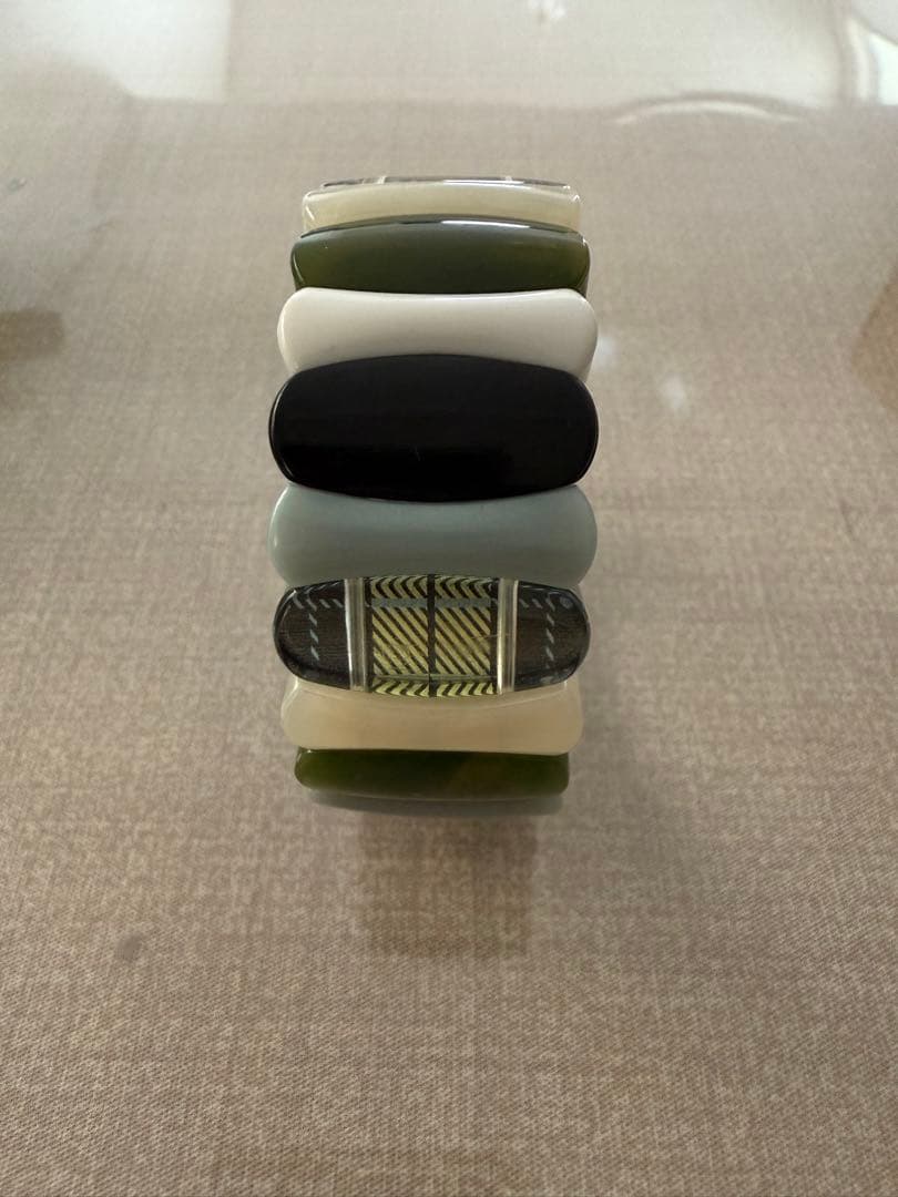 TimeWillTell スクエア型 ブラックダイヤル 時計