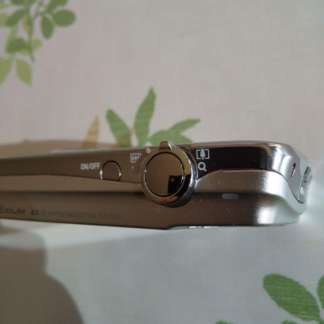 【動作良好】CASIO EXILIM EX-Z550 シルバー SDカード付き