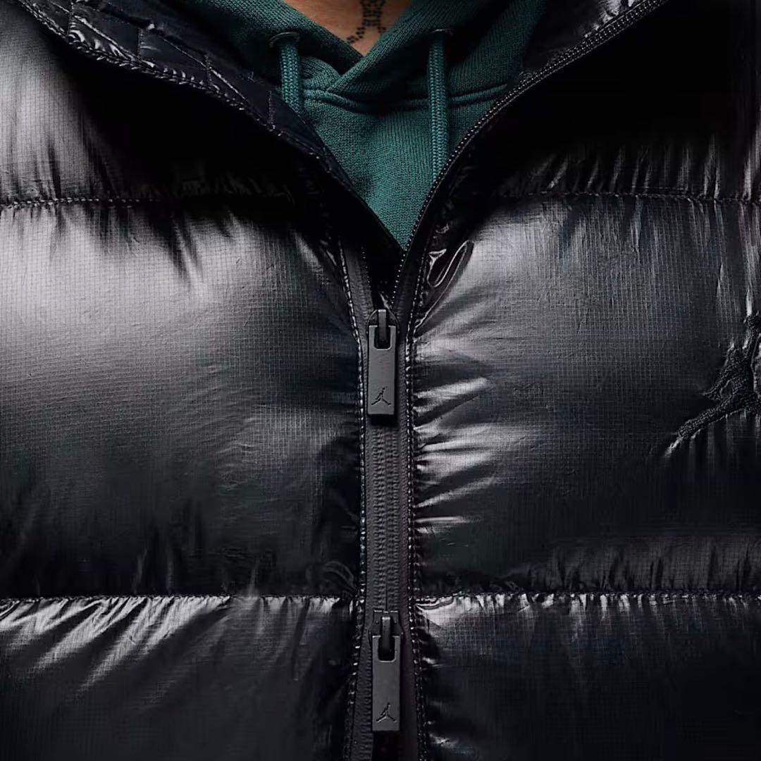 ナイキ　ジョーダン　フライト　ダウンベスト　L ブラック　　黒