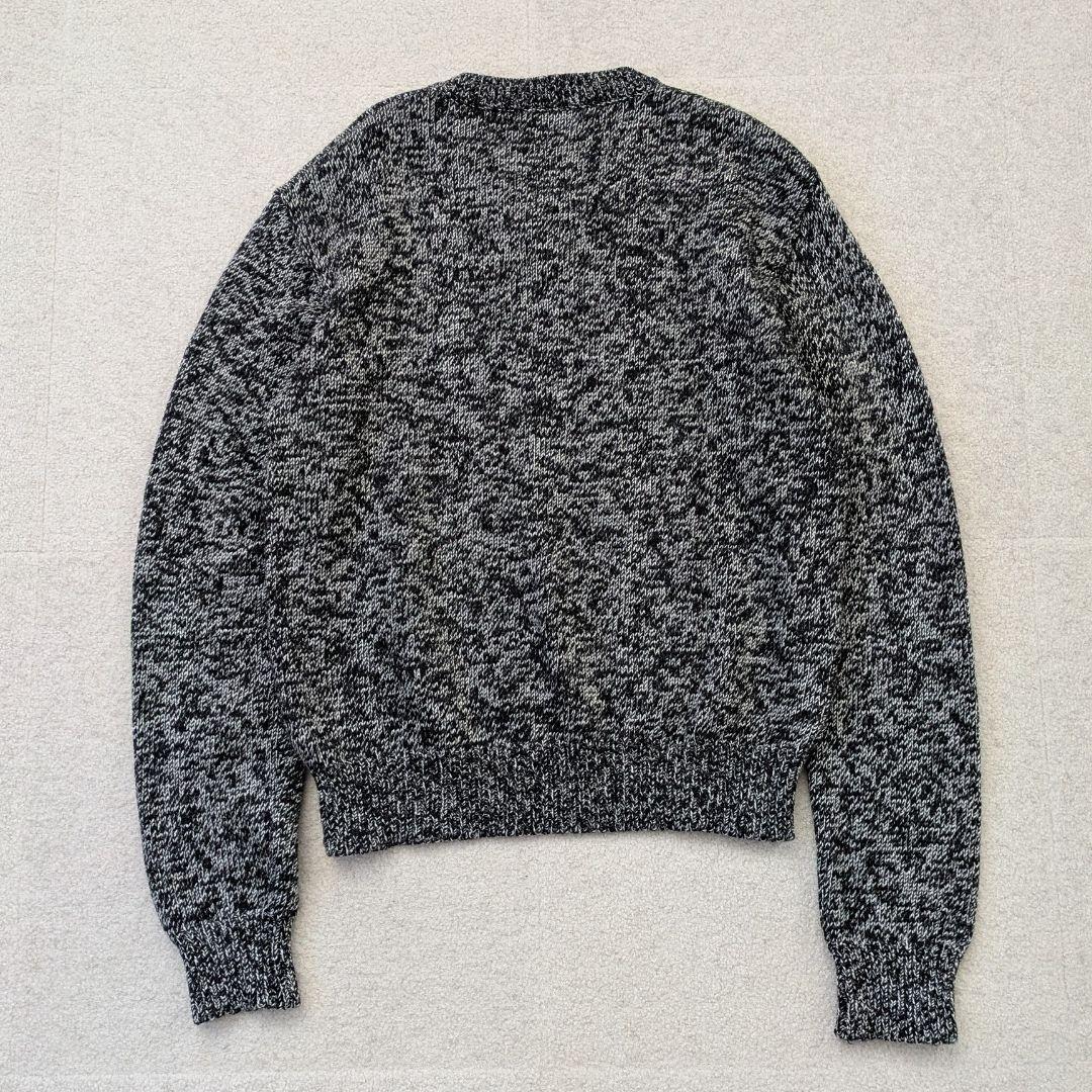 アニエスベーオム　フランス製　メランジVネックニット　ウール100%