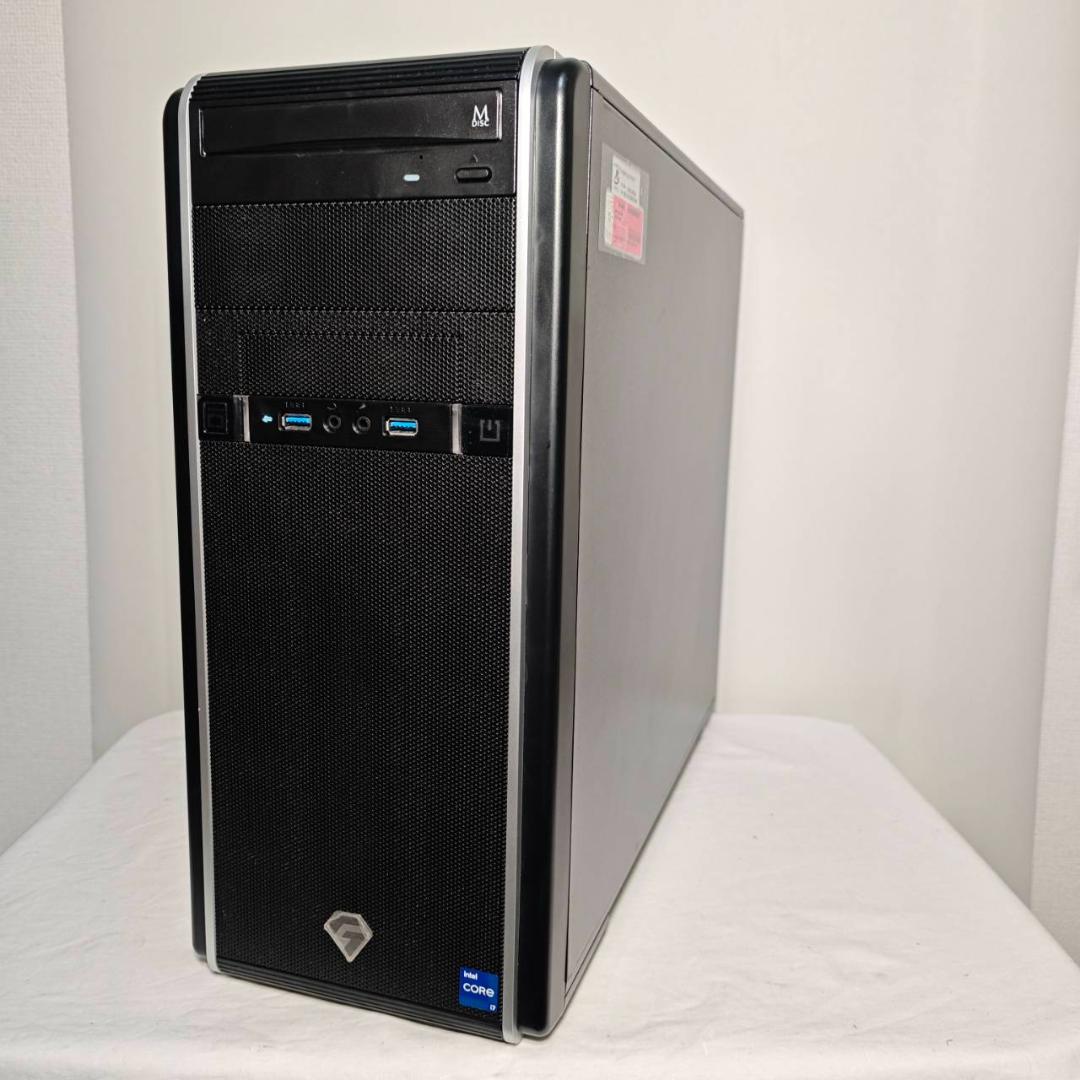 ゲーミングPC/i7 11700F/SSD240GB/GTX1660Super