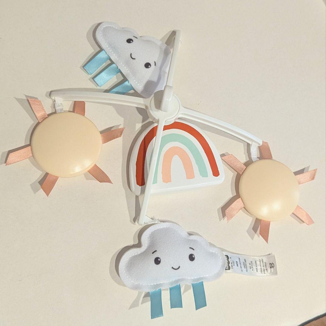 【アップリカ】ココネルエアー＋【カトージ】布団＋【フィッシャープライス】メリー