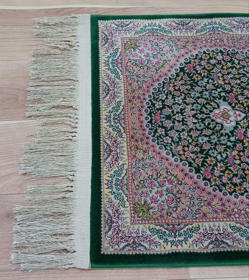 Y2269 ペルシャ絨毯風 機械織り 絨毯 98×55㎝