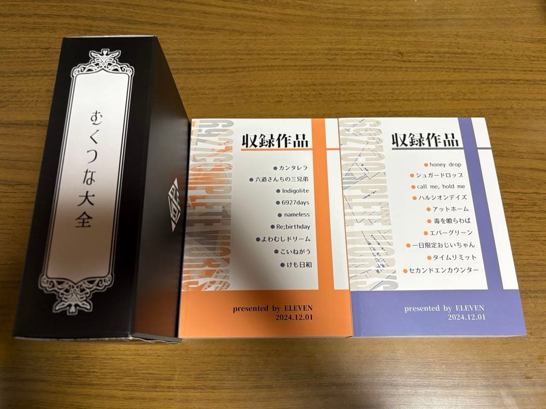 家庭教師ヒットマンREBORN‼︎ 同人誌　秋吉緋月　むくつな大全　骸ツナ