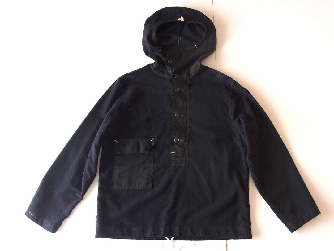 Post Overalls NAVY パーカ／英国製モールスキン使用O’Alls