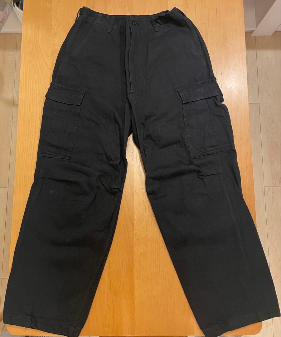 COMOLI 24ss ブラックデニム B.D.Uパンツ　サイズ1