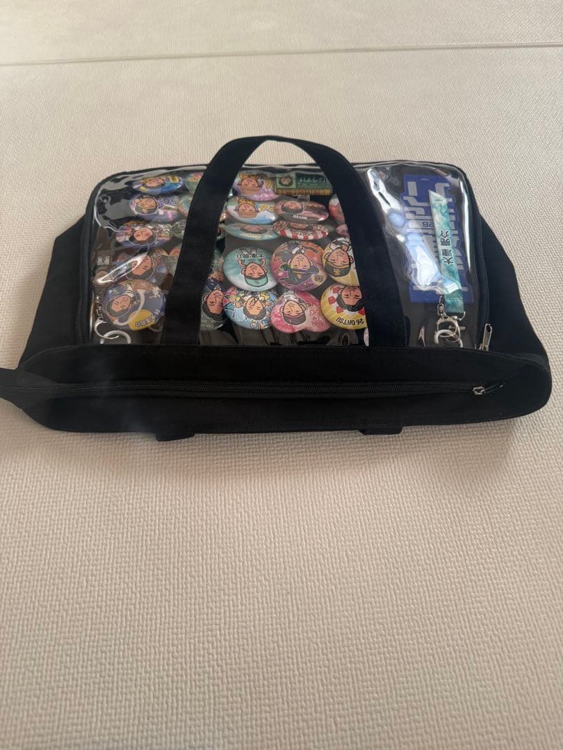 大津亮介 痛バッグ サイン入り 福岡ソフトバンクホークス 缶バッジ 若鷹ガチャ