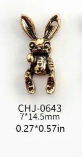 商品説明必読!!ホラーラビット☆ネイルパーツ   5個