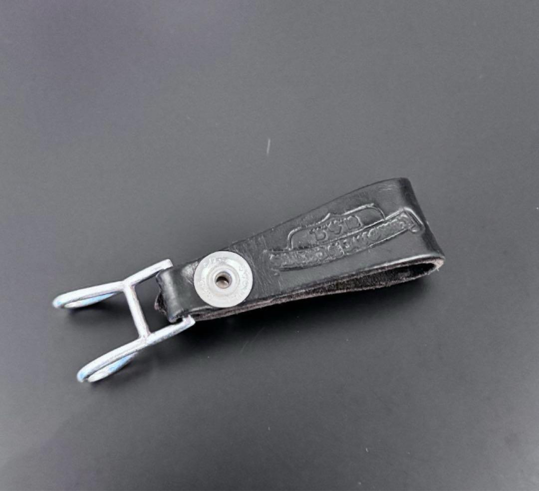 CHROME HEARTS クロムハーツ ベルトループ クロスボタン レザー