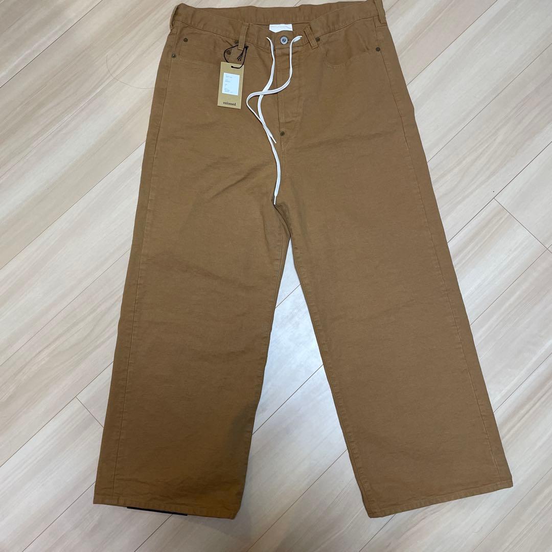 refomed リフォメッド　ワークパンツ　ワイドパンツ　新品未使用