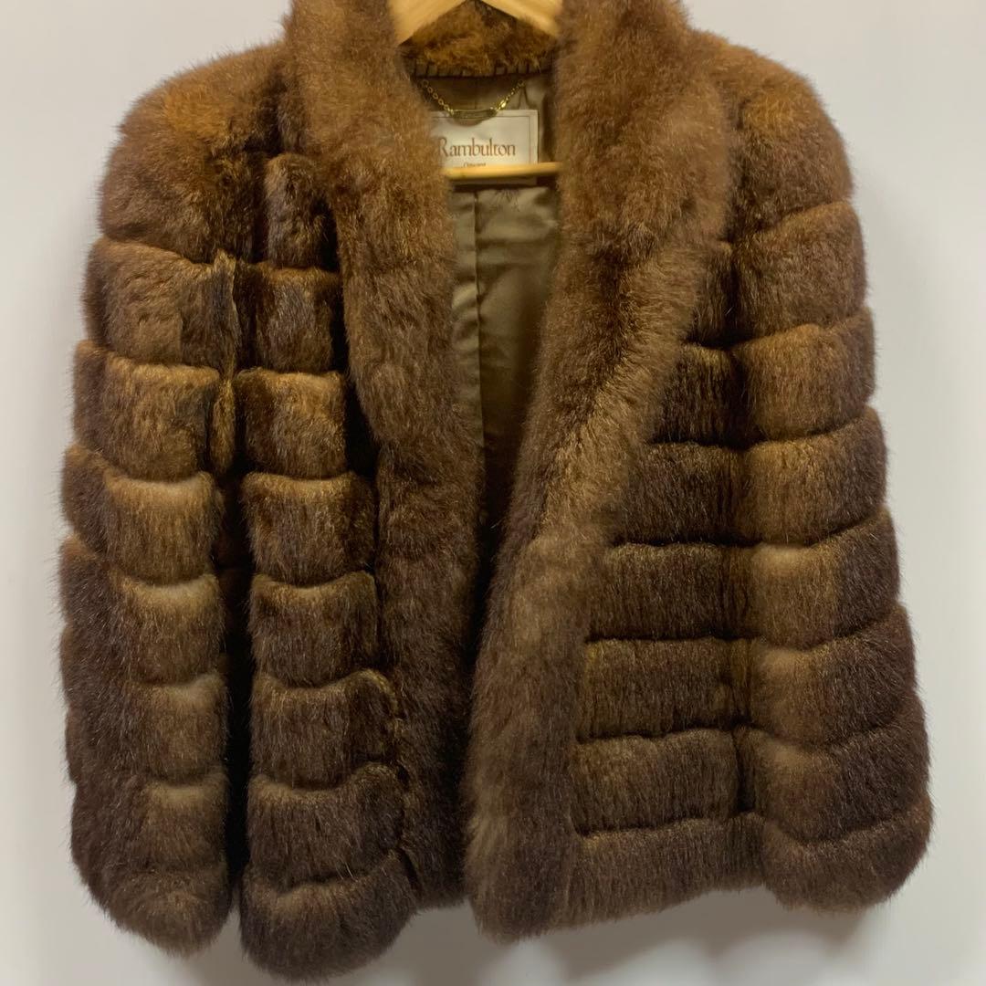 Rambulton ブラウン 毛皮コート