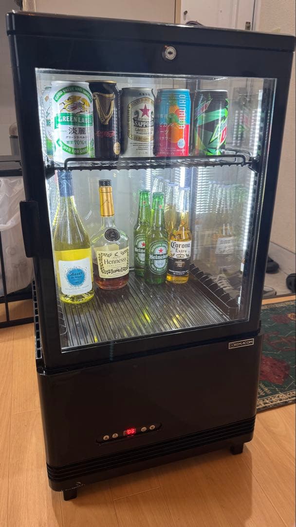 4面ガラス冷蔵ショーケース R4G-63SLB