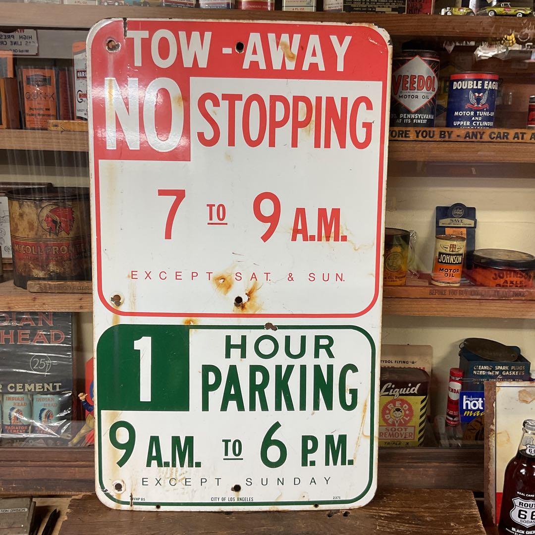 LAストリート看板　琺瑯製