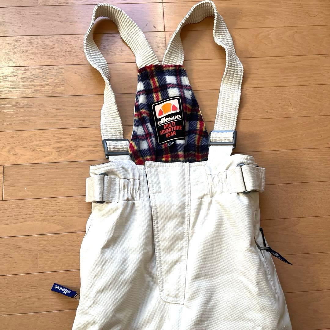 ellesse スキーウェア スノボ　白　赤　ゴールドウィン