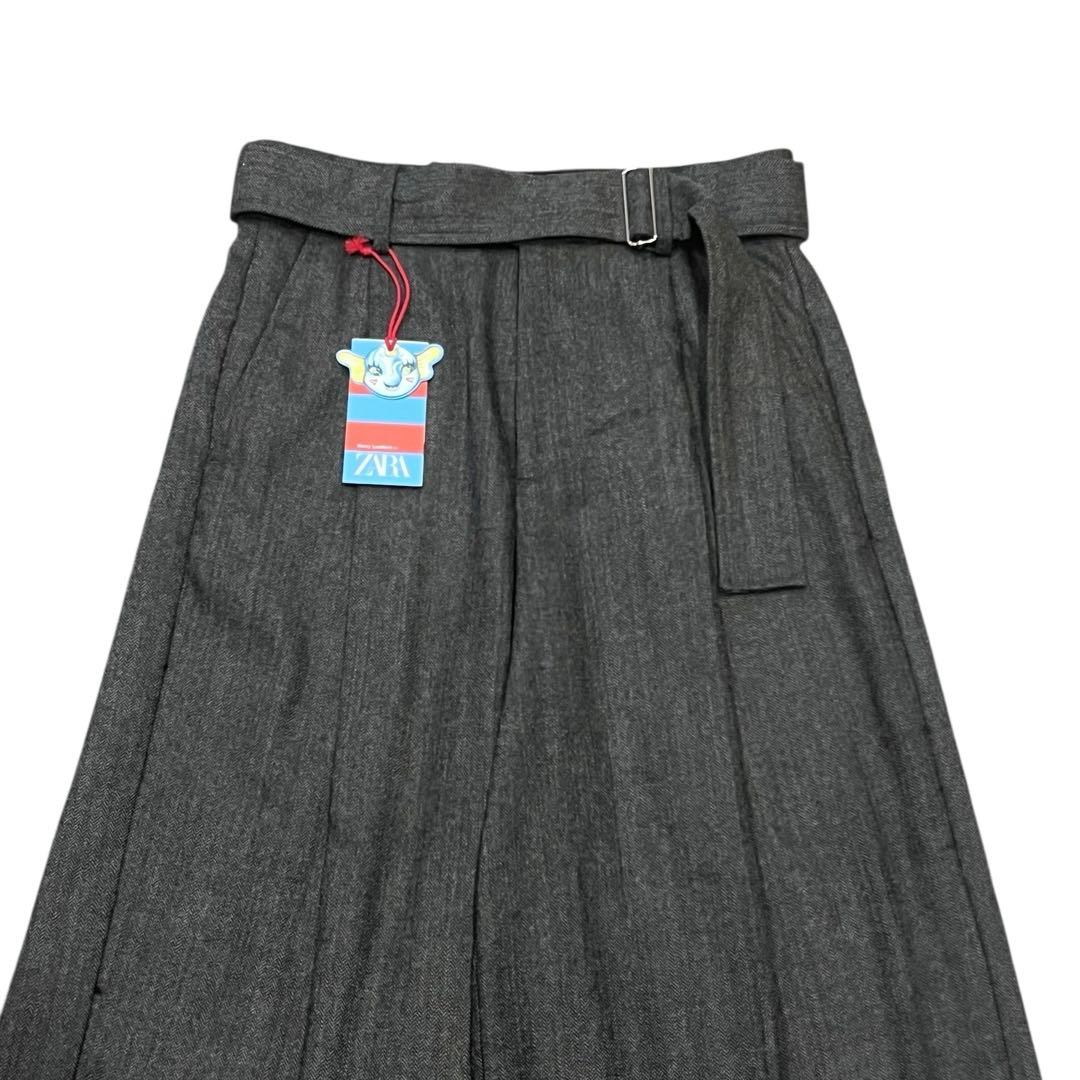 ZARA × Harry Lambert ツイードベルテッドスラックス