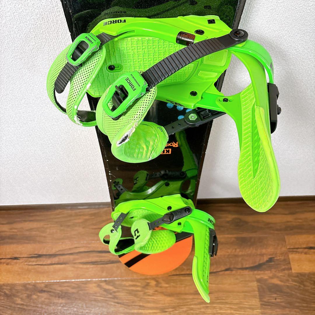 スノーボード KEENEYES 152cm UNION ML ケース付　フォース