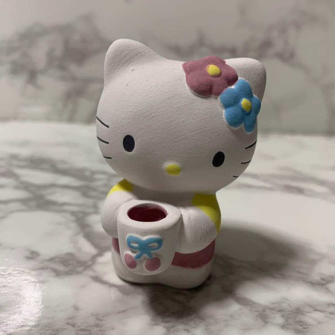 Sanrio ハローキティ　1998年　陶器　アロマドール　カオハナキティ