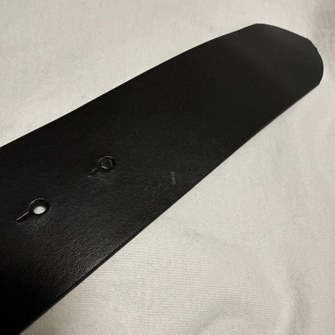 DIESEL ブラックレザーベルト 70/28