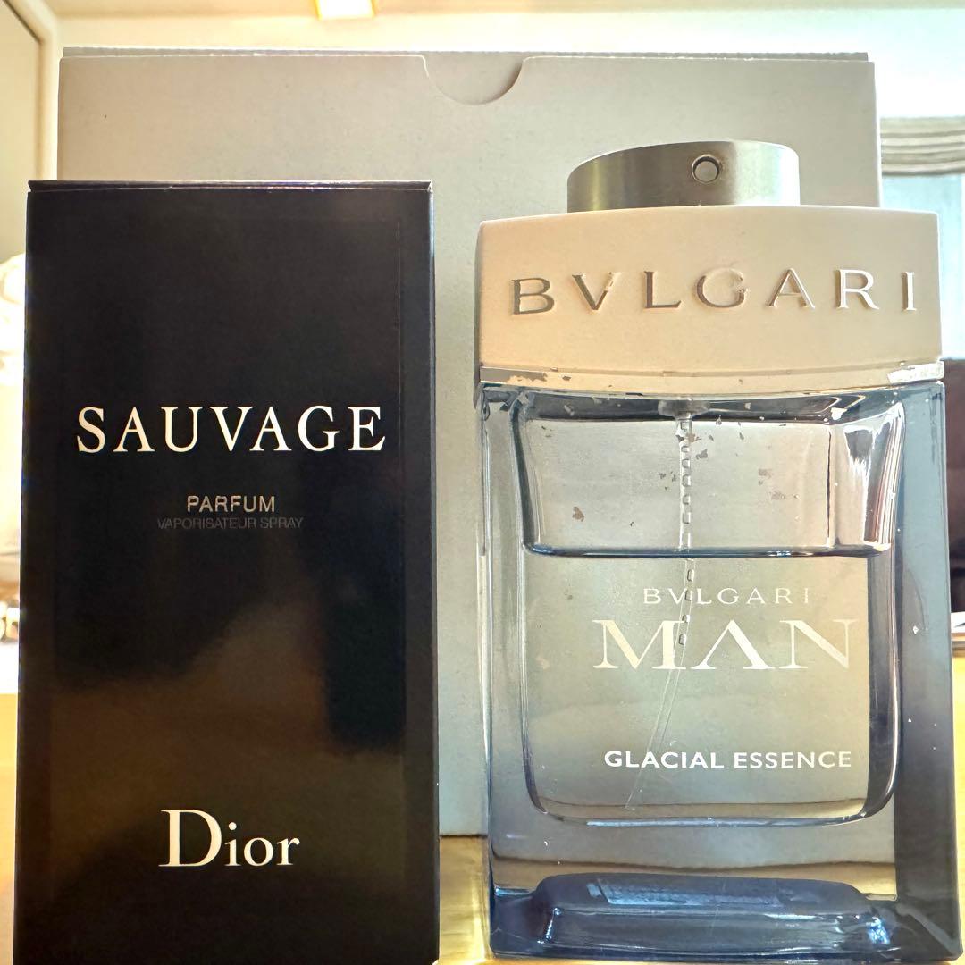 Dior ソヴァージュ &ブルガリ マン GLACIAL ESSENCE セット