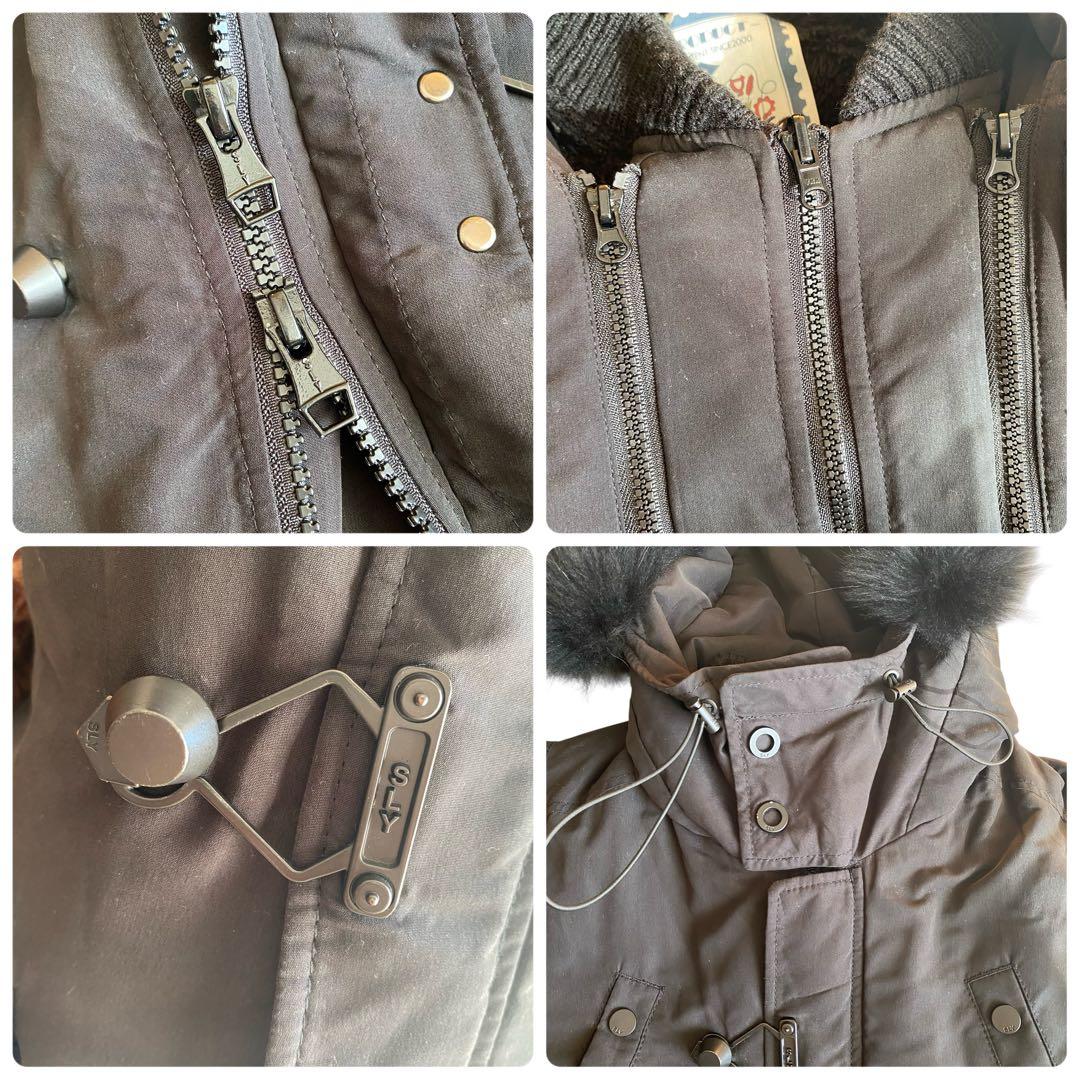 SLY N3B ファーモッズコート 平成 y2k フェアリーグランジ ダークコア