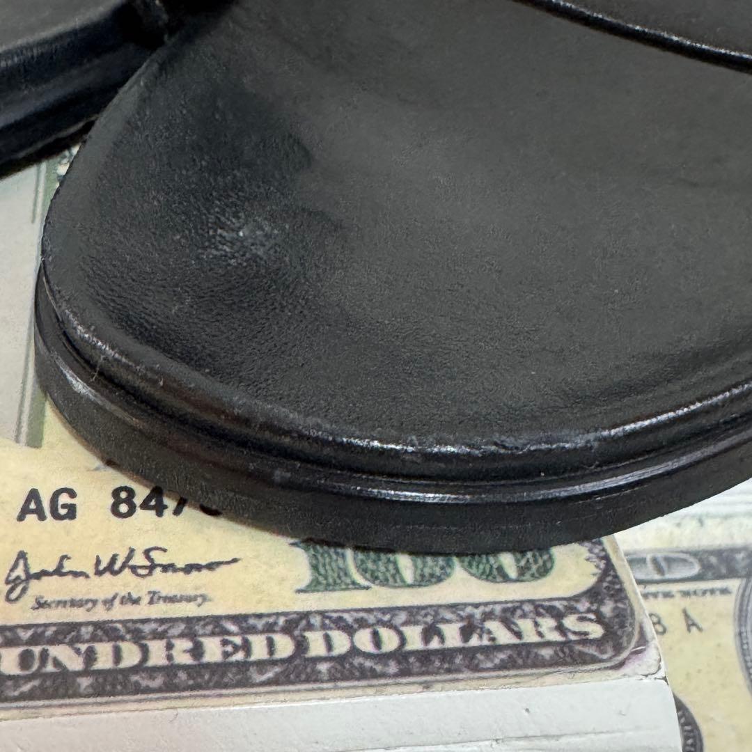 プラダ　PRADA 三角プレート　ミュール　スリッパ