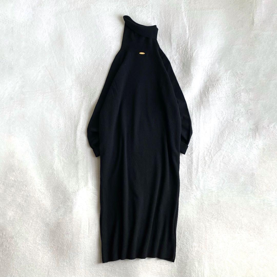 【ほぼ未使用✨】Deuxieme Classe CAPRIタートルワンピース　黒