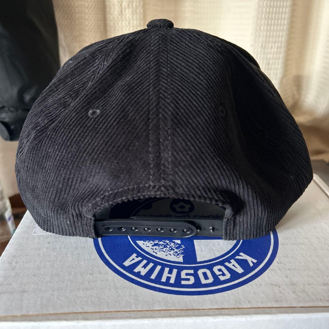 LOVE EAR ART 黒 コーデュロイ ベースボールキャップ