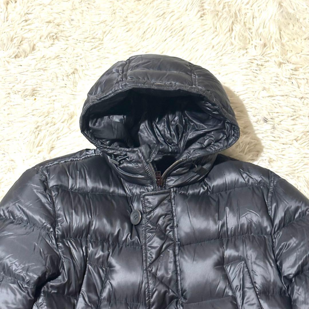 HERNO ヘルノ N-3B ダウンジャケット 48 ブラック フーディー