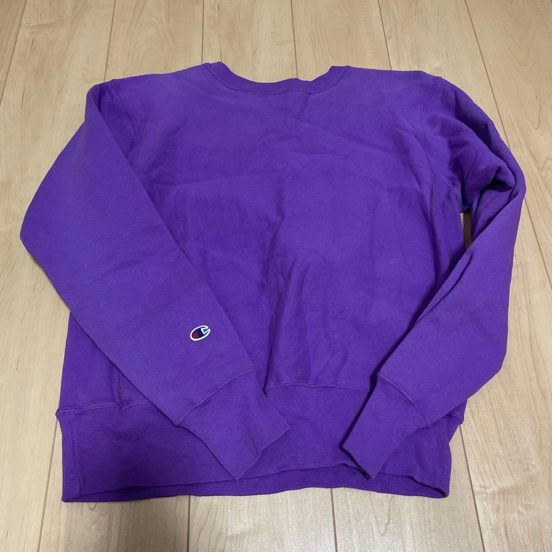専用‼️チャンピオンリバースウィーブL USA製　パープル　NYU