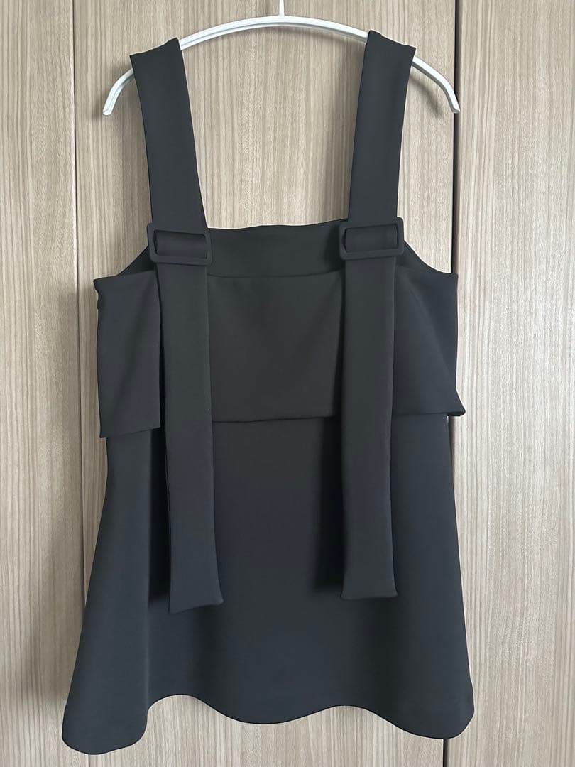 carla カーラ　ビラクビスチェトップス ブラック