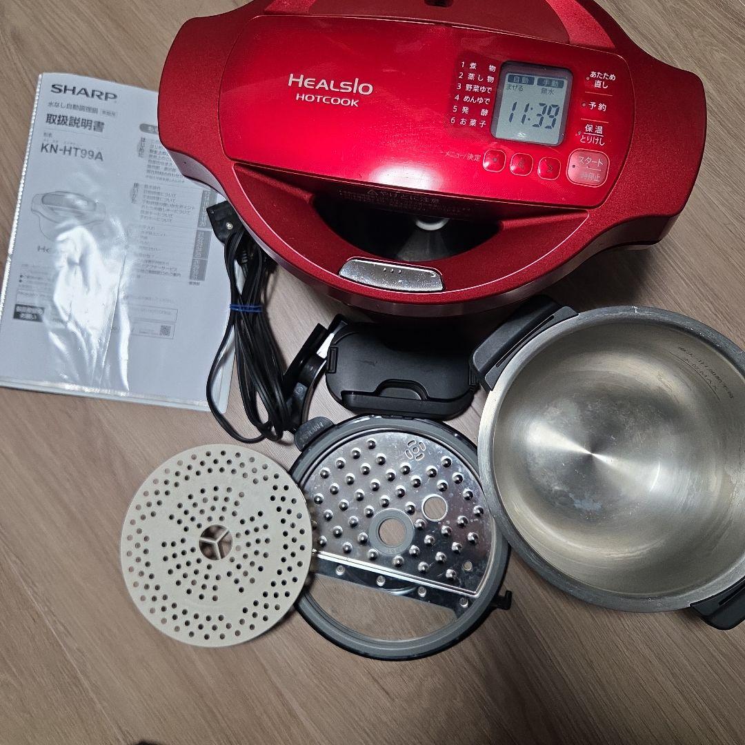 u*8様 SHARP ヘルシオ ホットクック　KN-HT99A-R 赤　1.6L